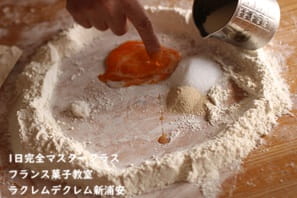 ギリシャから3日目。パンで最高難易度のレシピを実習するSさん