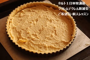 キルフェボンのように彩りのよい果物がキラキラ輝くようなタルト》がタルトづくり未経験者でも作れてびっくり！の作業過程